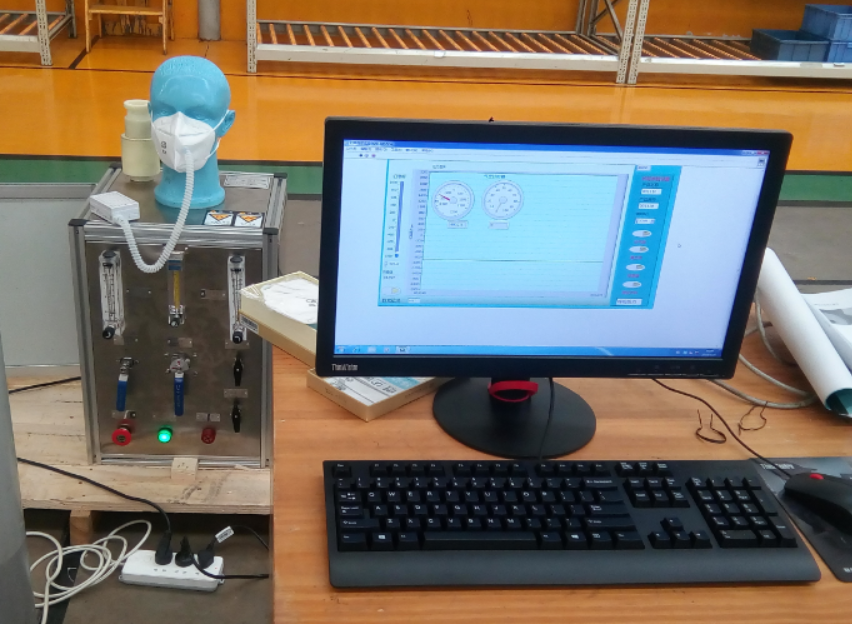 口罩吸氣阻力、呼吸阻力測試臺|防護口罩呼吸阻力檢測儀